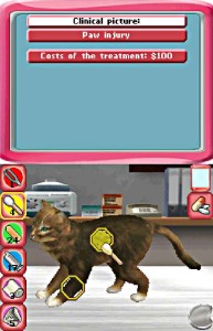 Curare il gatto nel gioco Paws and Claws Pet Vet Healing Hands