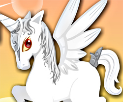 My Baby Unicorn game in flash